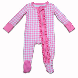 Zippy - Pink Gingham - Sugar Bee Clothing