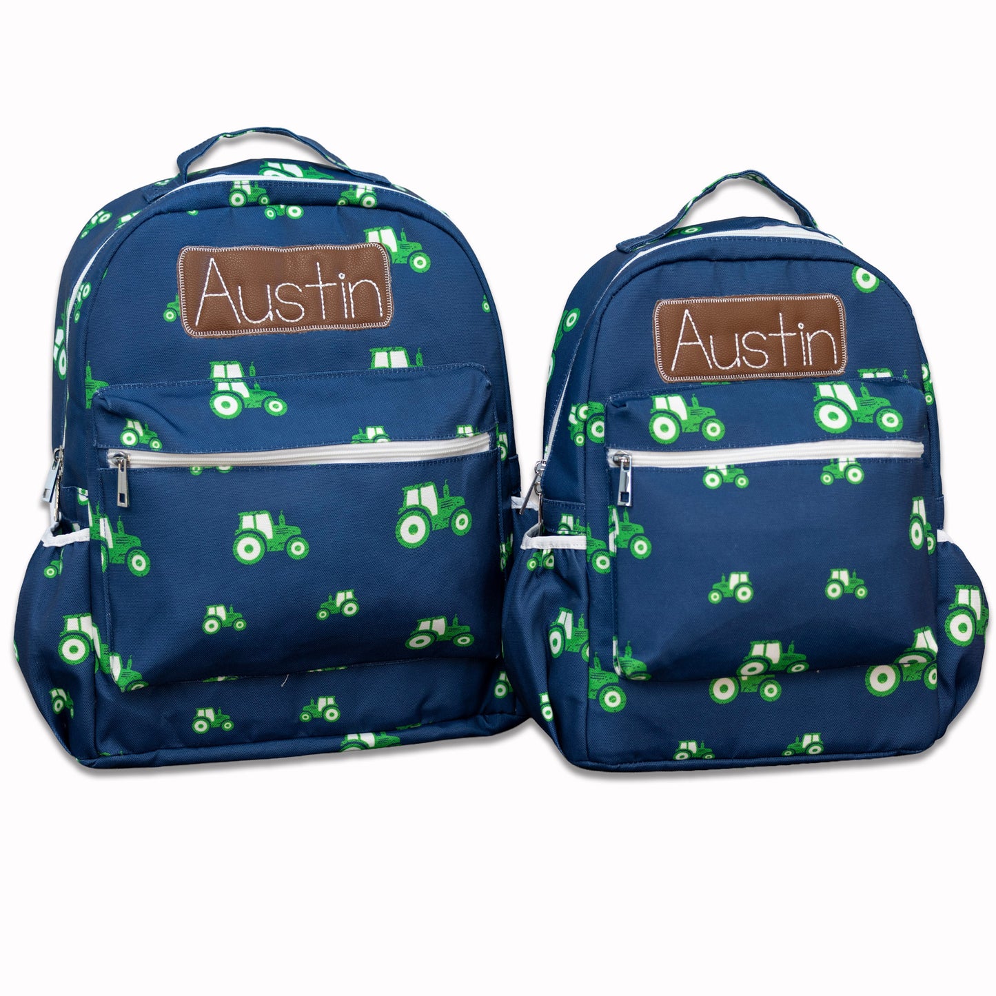 Backpack - Tractors on Navy - Sugar Bee Clothing