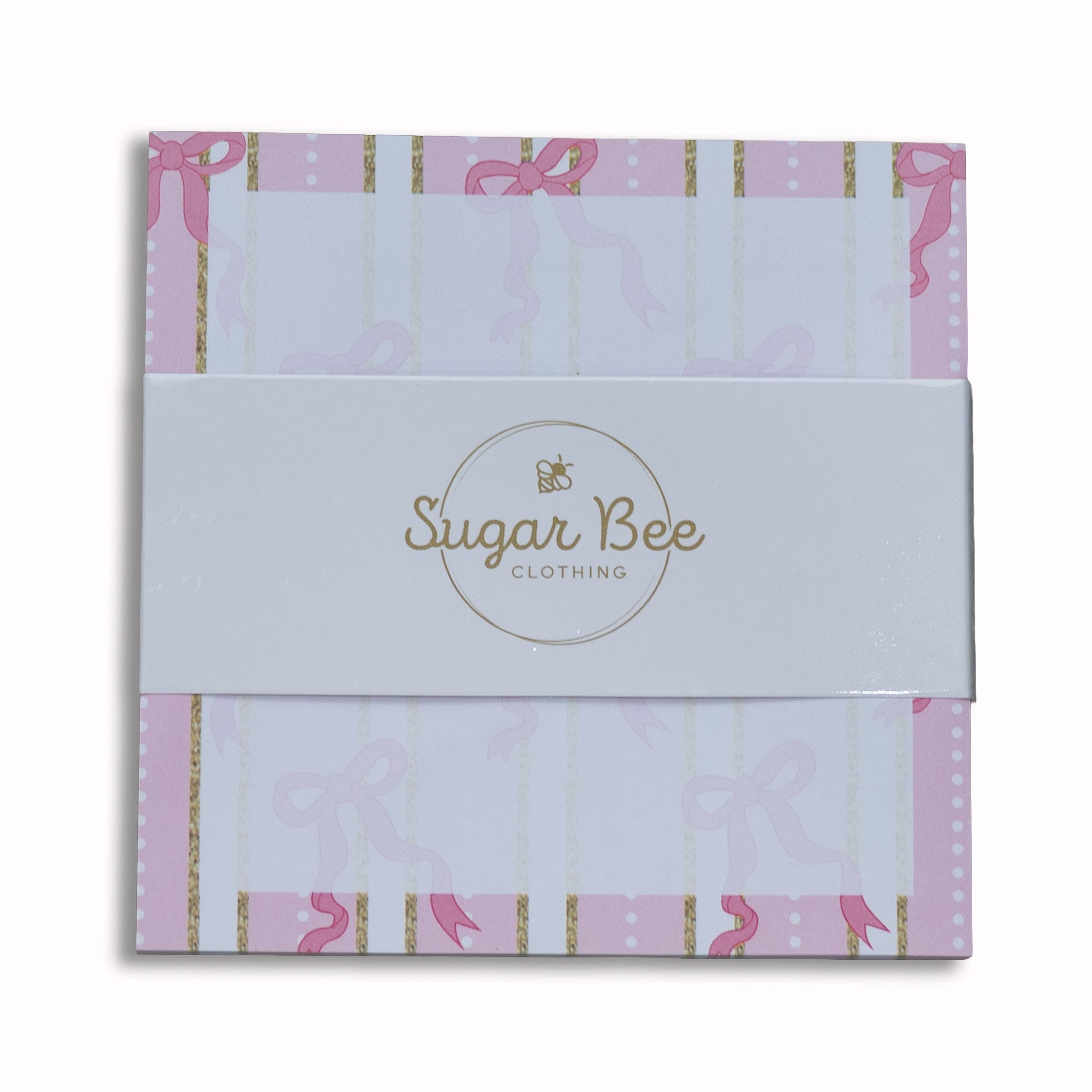 Lunch Bag Notes - Pink Bows - Sugar Bee Clothing
