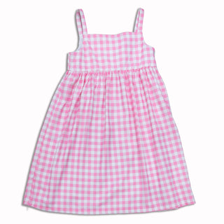 Gown - Pink Gingham - Sugar Bee Clothing
