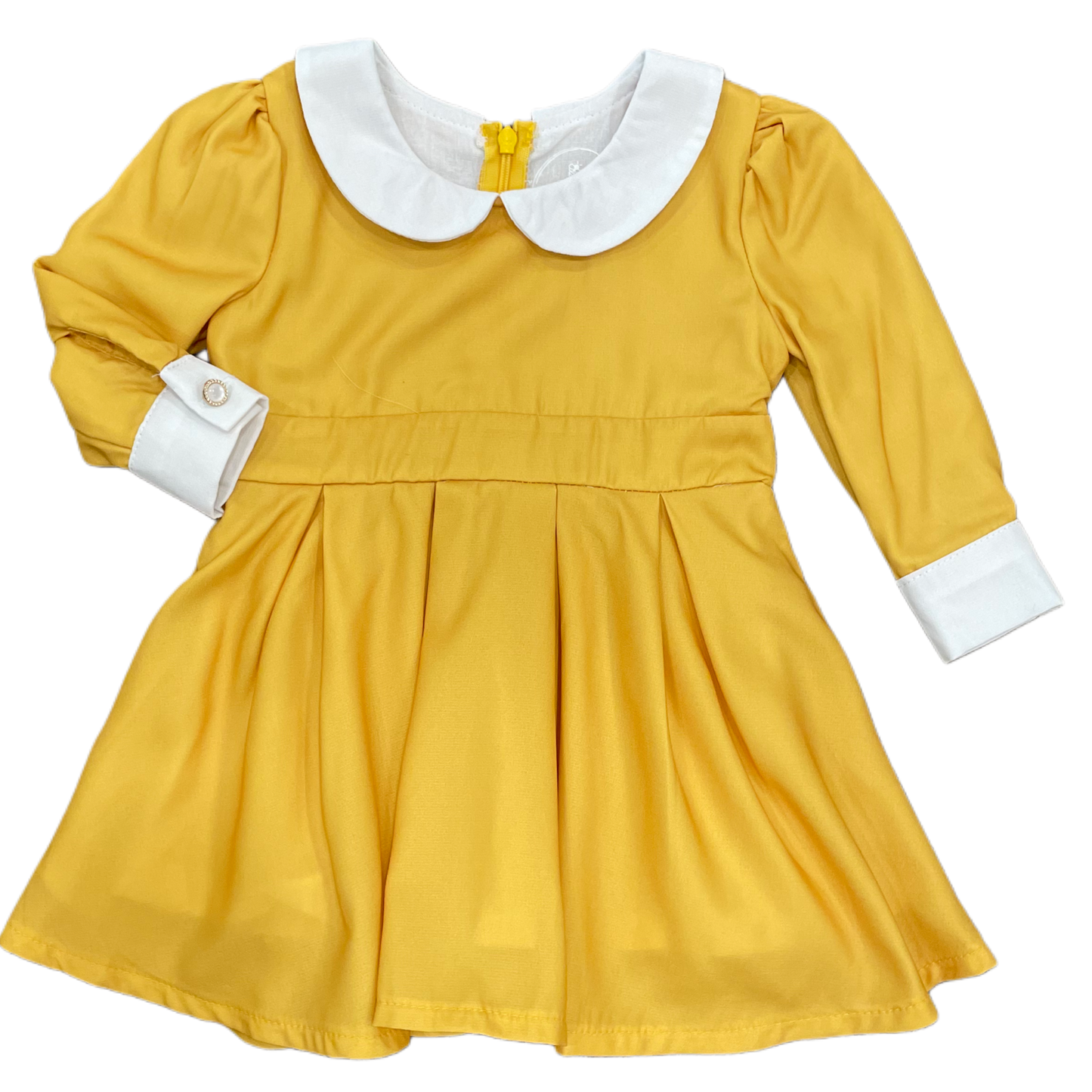 Mini Mabel Peter Pan Dress - Amber