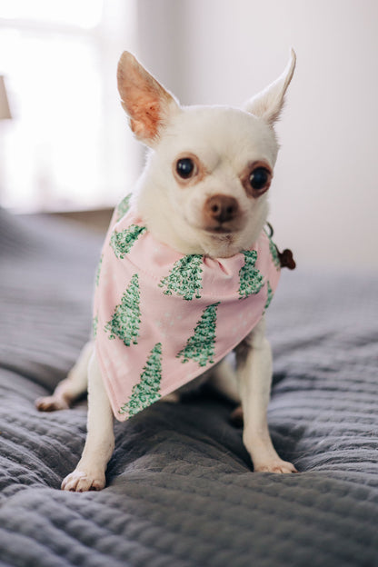 Pink Tree - Pet Bandana Holiday Lounge