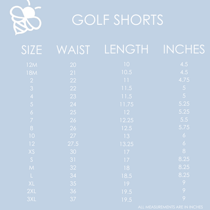 Golf Shorts - Summer Plaid
