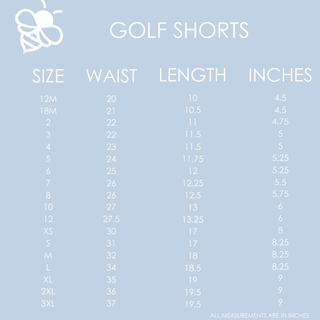 Men's Golf Shorts - Summer Plaid - Sugar Bee Clothing