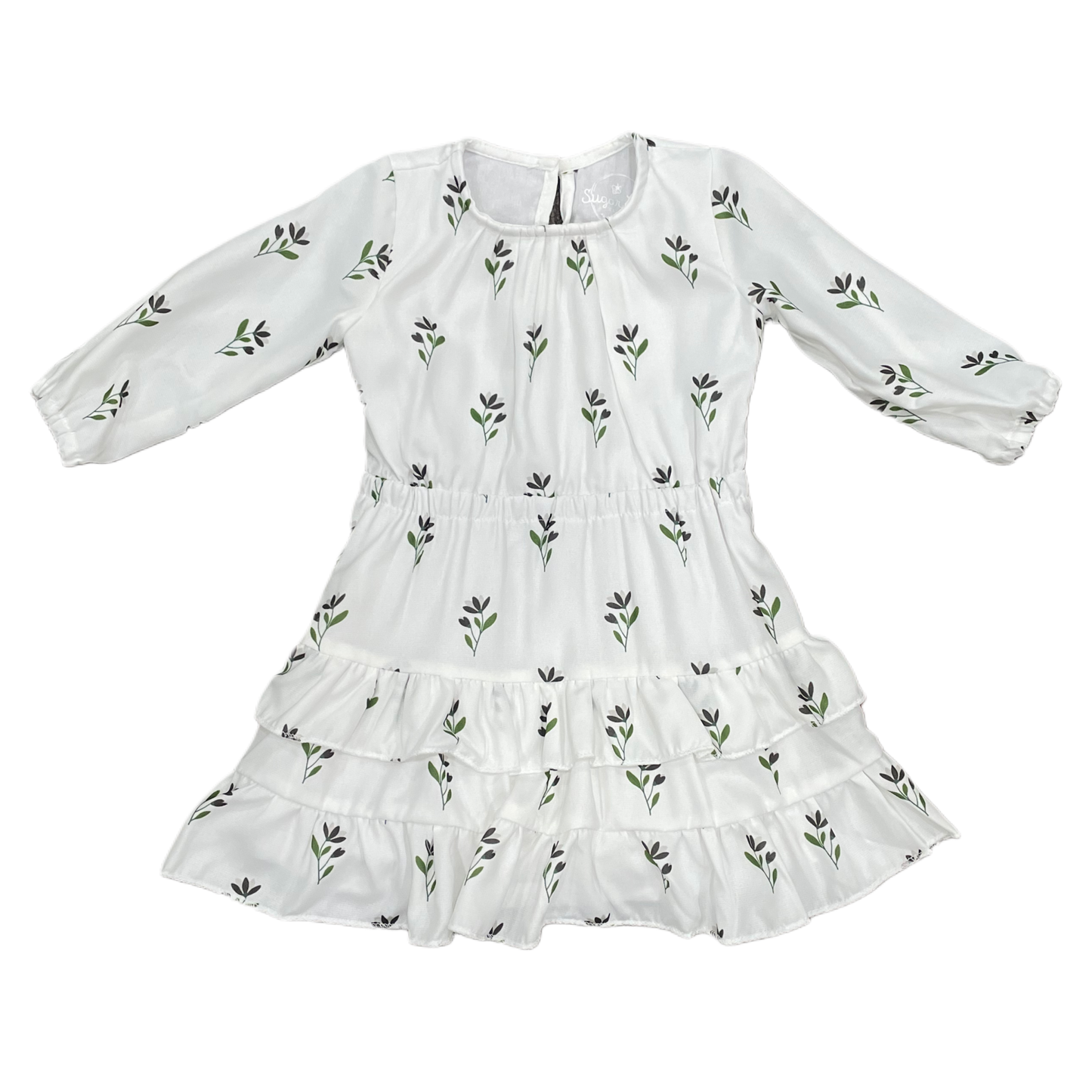 Mini Charlotte Ruffle Tier Dress - Earthy Floral