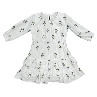 Mini Charlotte Ruffle Tier Dress - Earthy Floral - Sugar Bee Clothing