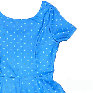 June Dress - French Blue - Sugar Bee Clothing