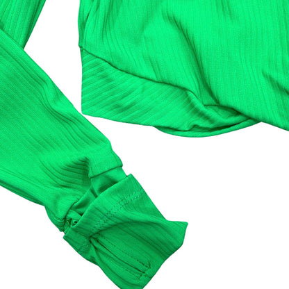 Crop Knot Long Sleeve - Emerald