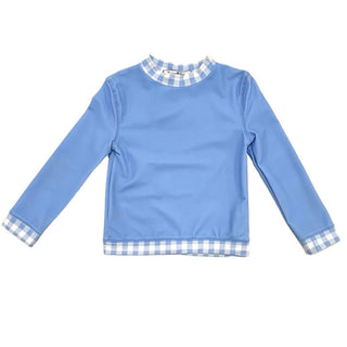 Rashguard - Blue Gingham - Sugar Bee Clothing