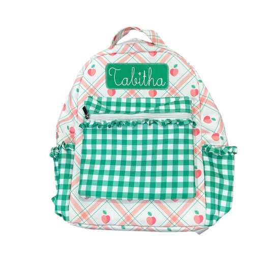 Backpack - Peaches Plaid PREORDER SHIPS JUNE