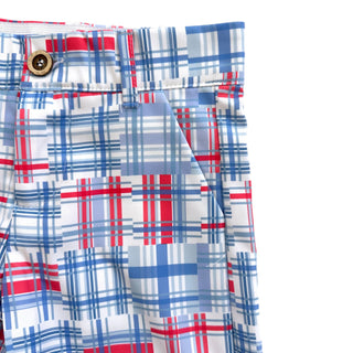 Kent Golf Shorts - Cape Cod Madras - Sugar Bee Clothing