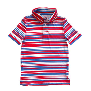 Davis Polo - Cape Cod Stripe - Sugar Bee Clothing