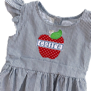 Seersucker Apple Dress - Sugar Bee Clothing