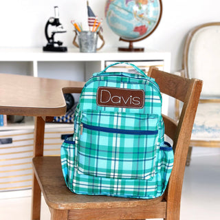 Backpack - Preppy Plaid - Sugar Bee Clothing