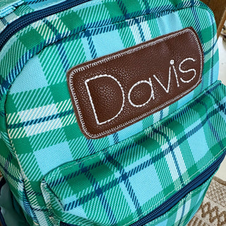 Backpack - Preppy Plaid - Sugar Bee Clothing