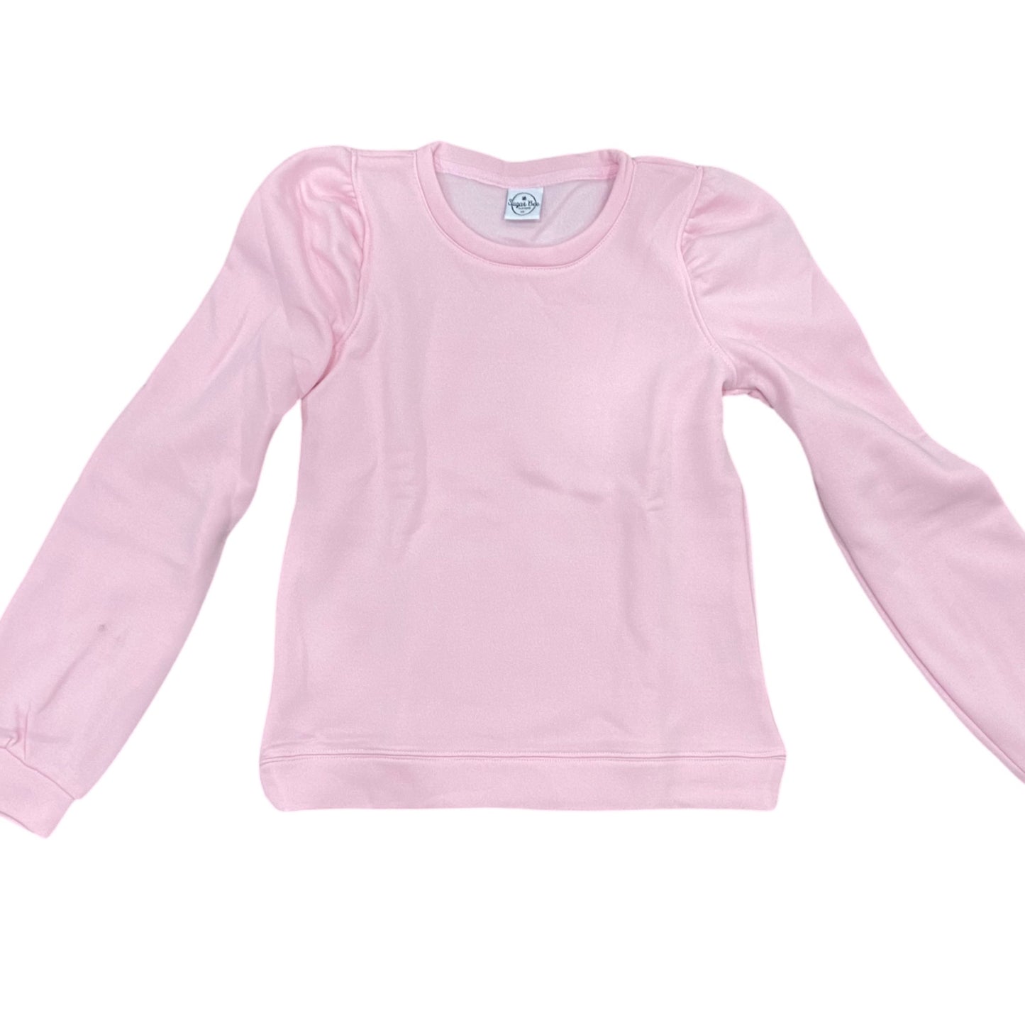 Puff Sleeve Pullover - Pink
