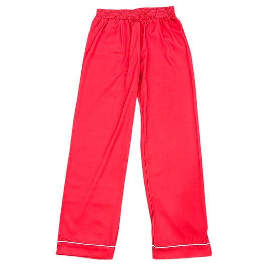 Charlie Satin Separates - Red Pants