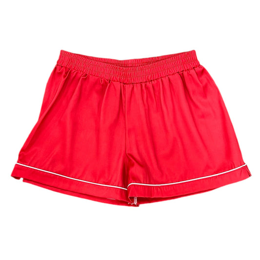 Charlie Satin Separates - Red Shorts