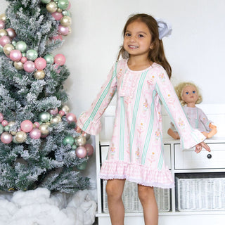 Gown with Bloomers - Nutcracker Holiday Lounge - Sugar Bee Clothing