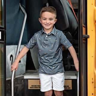 Polo - Pencils - Sugar Bee Clothing
