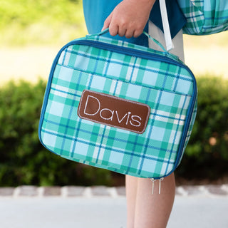 Lunch Bag - Preppy Plaid - Sugar Bee Clothing