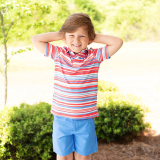 Kent Golf Shorts - French Blue - Sugar Bee Clothing