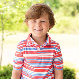 Davis Polo - Cape Cod Stripe - Sugar Bee Clothing