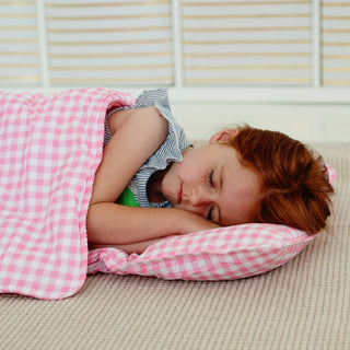 Nap Mat - Pink Gingham - Sugar Bee Clothing