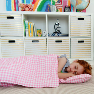 Nap Mat - Pink Gingham - Sugar Bee Clothing