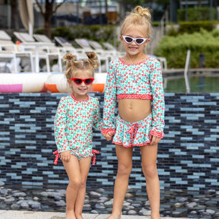 Ruffle Bottom - Cherry Jubilee - Sugar Bee Clothing