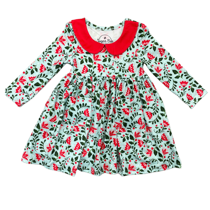 Claire Twirl Dress - Winter Berries