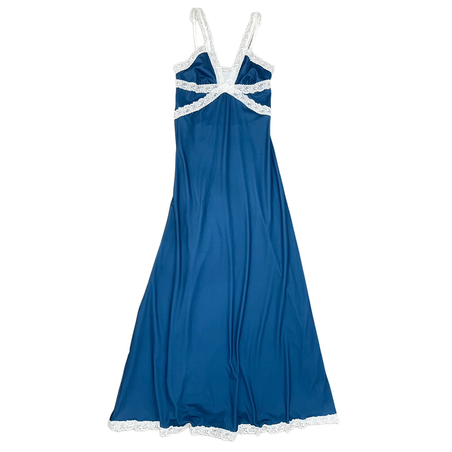 Caroline Long Nightgown - Navy