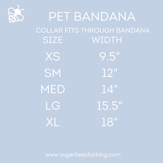 White Trees on Green - Pet Bandana Holiday Lounge - Sugar Bee Clothing