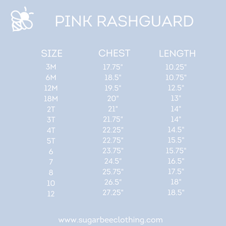 Short Sleeve Rashguard - Palm Springs Pink - Sugar Bee Clothing