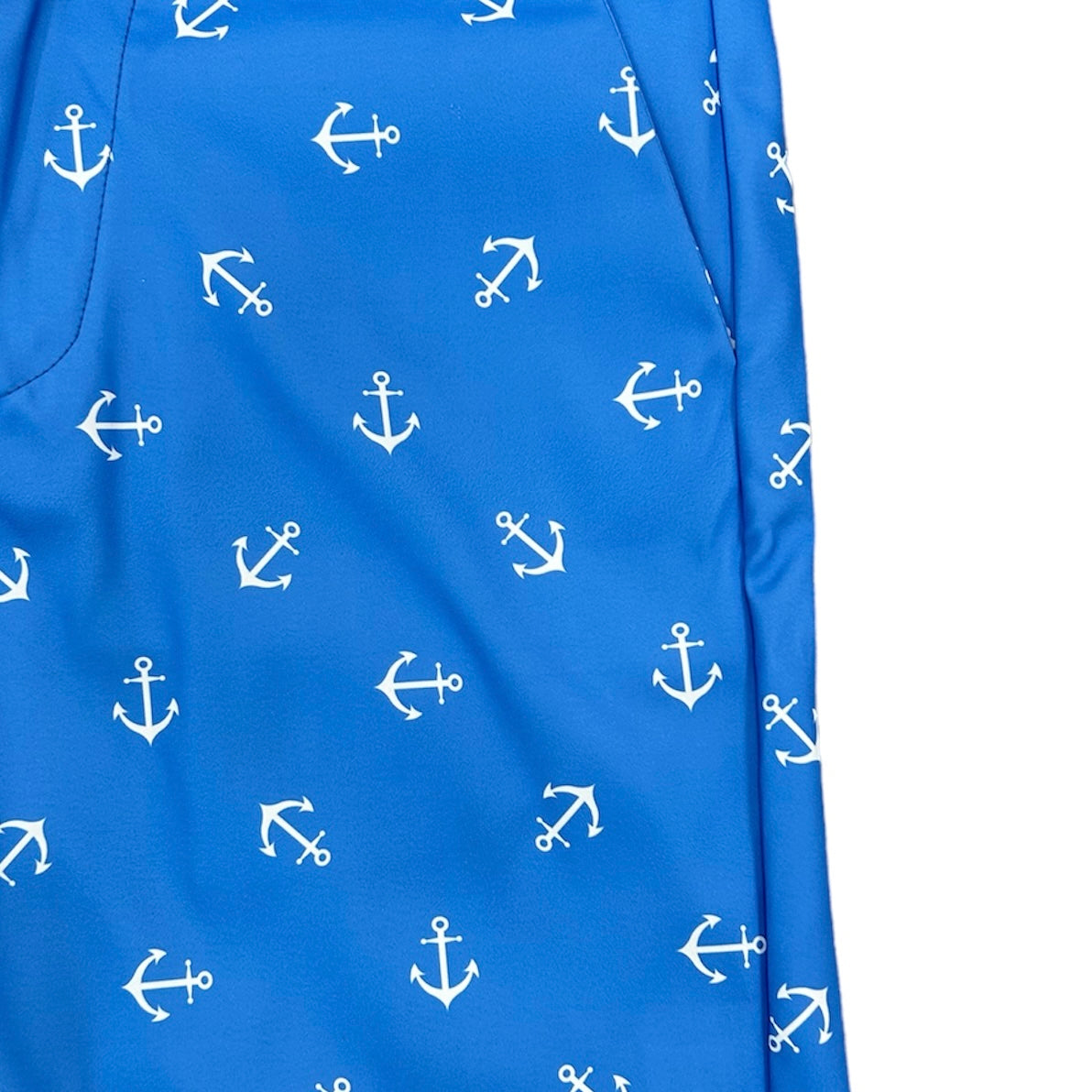 Golf Shorts - French Blue Anchors