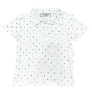 Men's Pocket Polo - French Blue - Sugar Bee Clothing