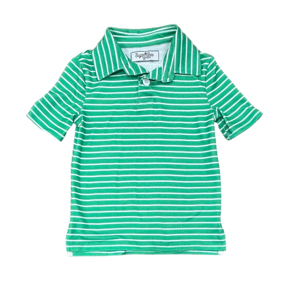 Polo - Emerald Stripe