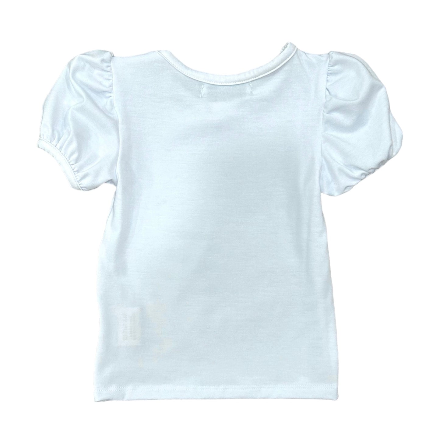 Puff Sleeve Tee - White