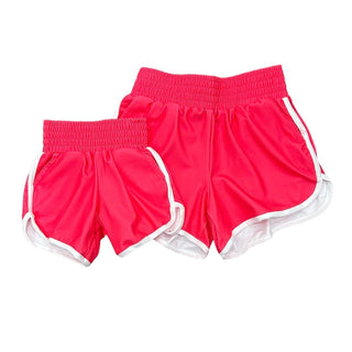 Track Shorts with Pockets - Magenta - Sugar Bee Clothing