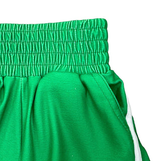 Track Shorts with Pockets - Emerald - Sugar Bee Clothing
