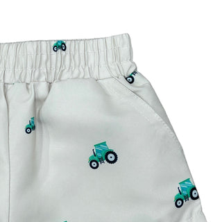 Boy Shorts - Tractors - Sugar Bee Clothing