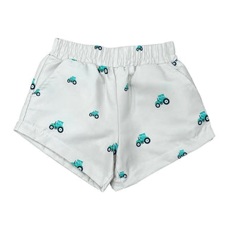 Boy Shorts - Tractors - Sugar Bee Clothing