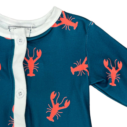 Buttflap Pajamas - Navy Crawfish