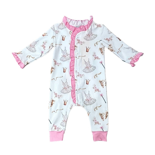 Ruffle Buttflap Pajamas - Dance