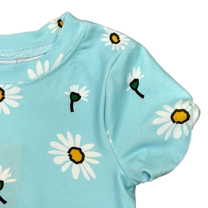 Short Lounge Crop Set - Daisies