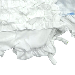 Gown with Bloomers - Blue Gingham - Sugar Bee Clothing