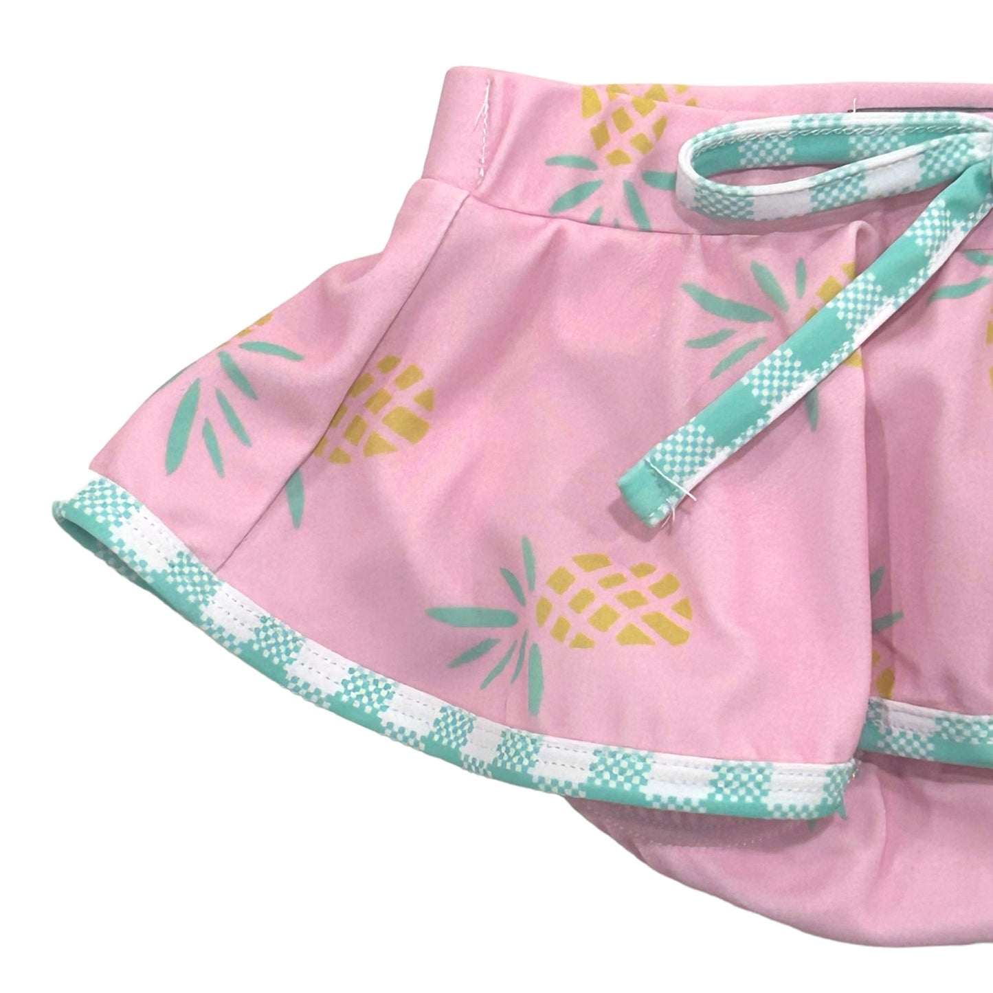 Skirt Bikini - Pink Pineapples