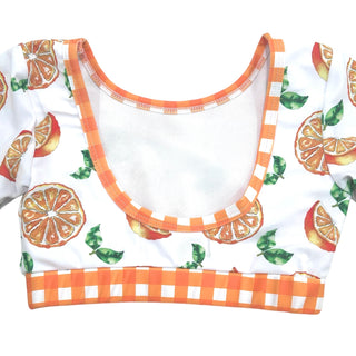 Skirt Bikini - Oranges - Sugar Bee Clothing