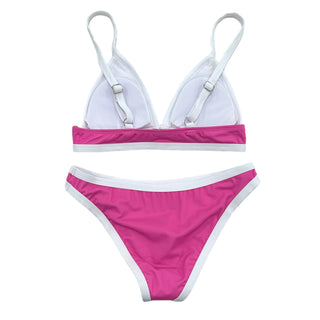 Woman's Bikini - Bougainvillea Color Block - Sugar Bee Clothing