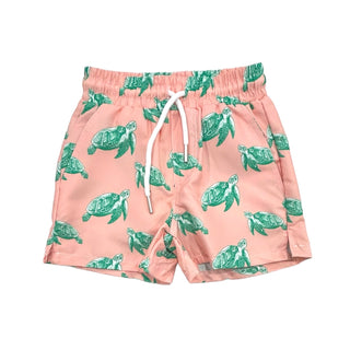 Men's Compression Swim Shorts - Sea Turtles - Sugar Bee Clothing